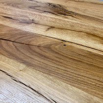 "Tischplatte Eiche Rustikal Extrem, 6 cm stark, aufgedoppelt, Glattkant, geölt, Maße wählbar